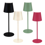 MAJESTIC AGATA - Lampada da tavolo LED senza fili ricaricabile a lunga durata
